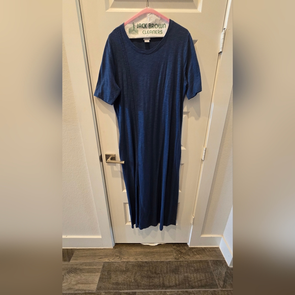Chico's Navy Midi Dress